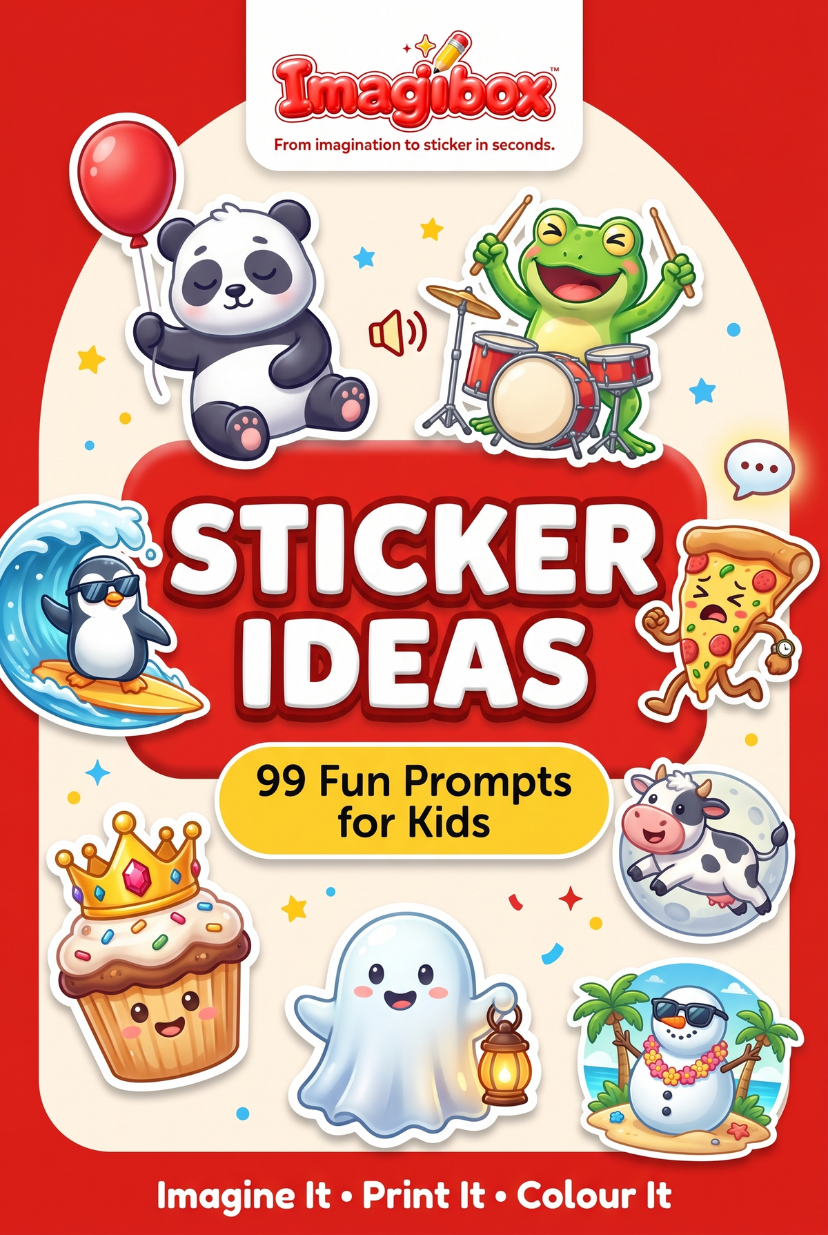 Sticker Ideas Ebook (99 Fun Prompts for Kids)